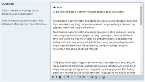 kahalagahan ng pangangalaga sa kalikasan|Bakit mahalaga ang pangangalaga at pagpapahalaga sa ating .